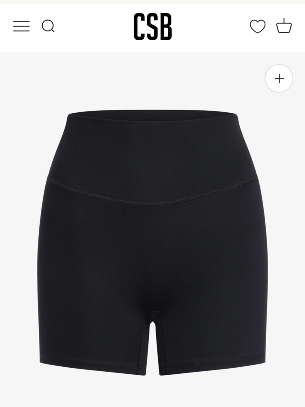 NWOT  CSB Serenity Scrunch Shorts 4” Size Small